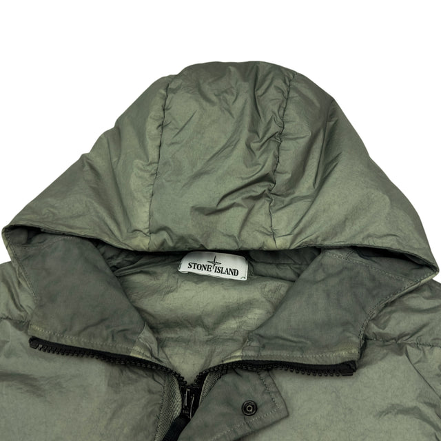 A/W 15 Stone Island Crinkle Reps NY Down Puffer Jacket - Light Khaki