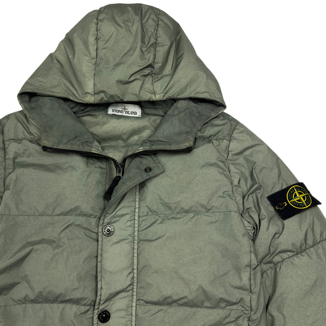A/W 15 Stone Island Crinkle Reps NY Down Puffer Jacket - Light Khaki