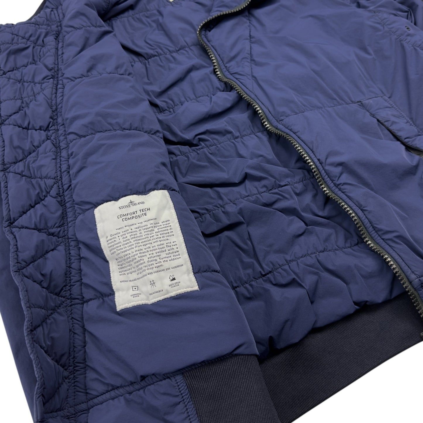 A/W 18 Stone Island Comfort Tech Composite Jacket - Navy