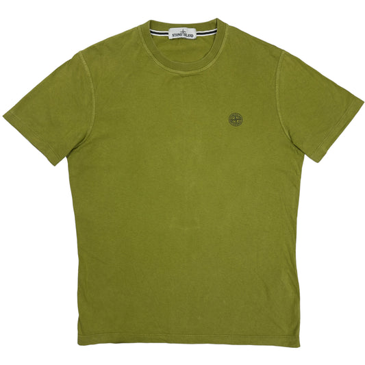 S/S 15 Stone Island Front & Back Print T-Shirt - Green