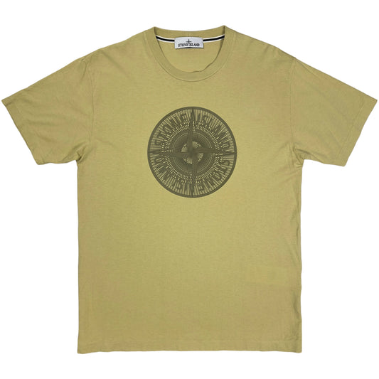 A/W 23 Stone Island "INDUSTRIAL TWO" Textured Print T-Shirt