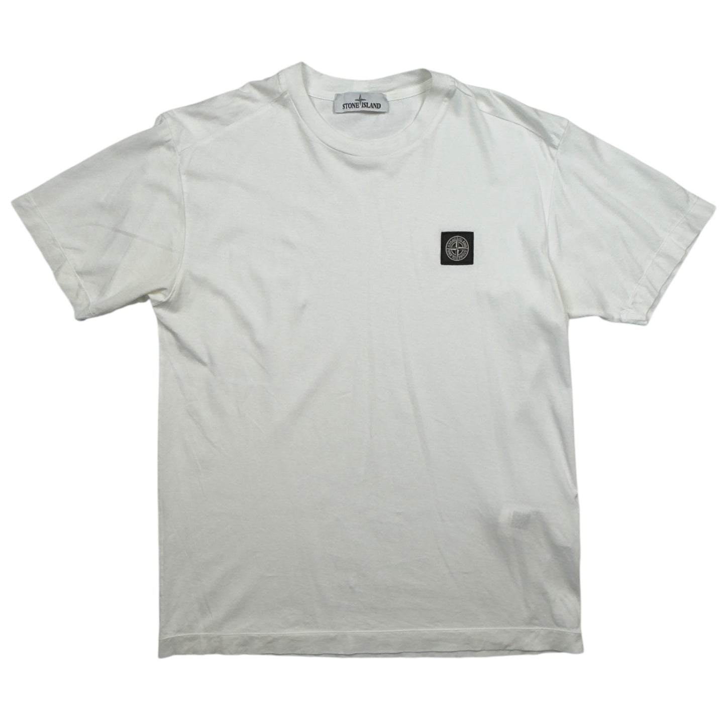 S/S 22 Stone Island Patch T-Shirt - White