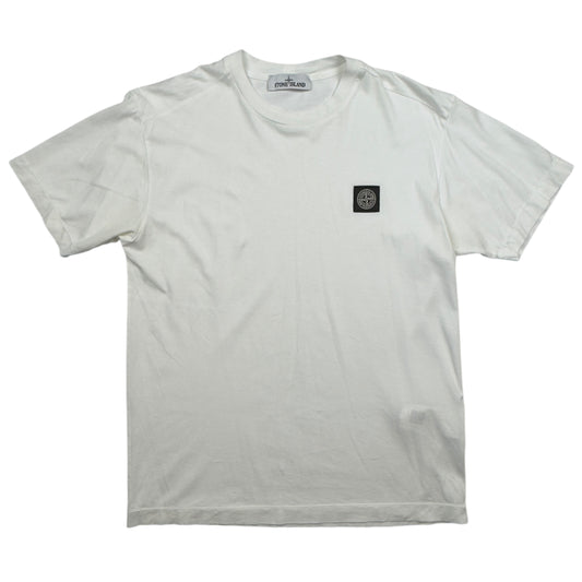 S/S 22 Stone Island Patch T-Shirt - White