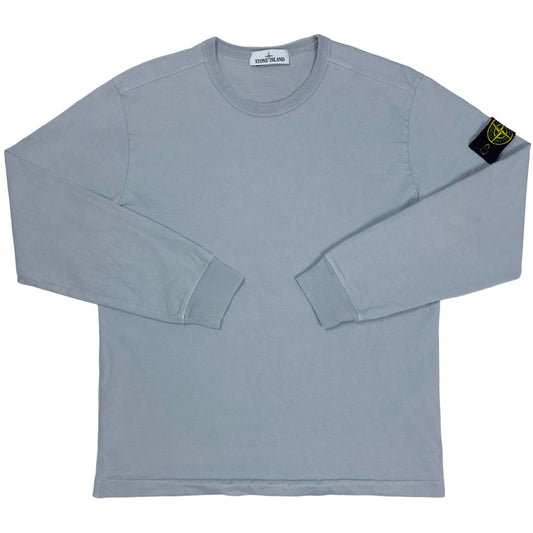 A/W 21 Stone Island Lightweight Crewneck Sweater - Light Blue
