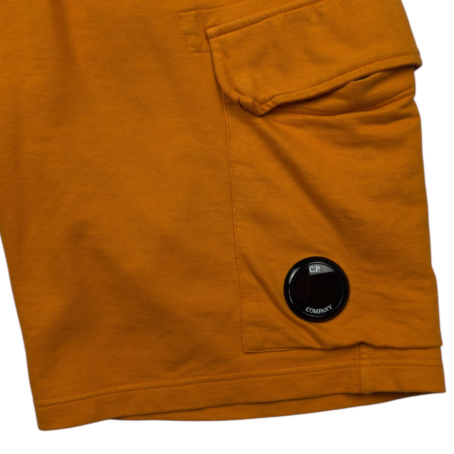 C.P. Company Fleece Shorts - Orange