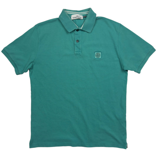 Stone Island Regular Fit Polo Shirt - Turquoise