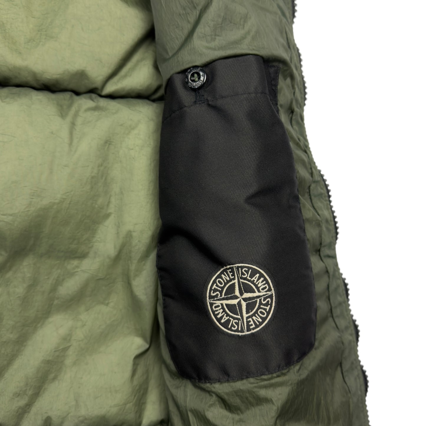 A/W 20 Stone Island Crinkle Reps R NY Down Gilet - Green