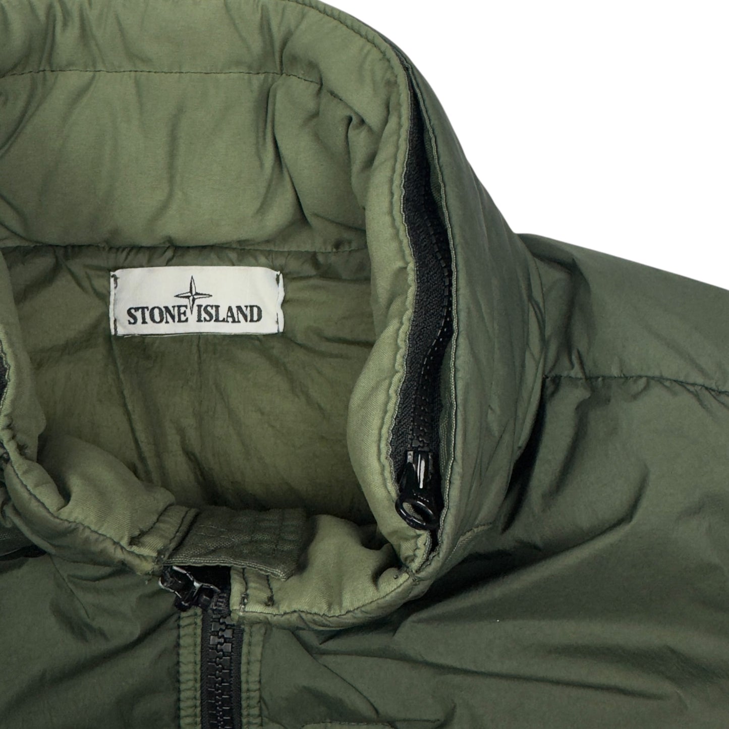 A/W 20 Stone Island Crinkle Reps R NY Down Gilet - Green