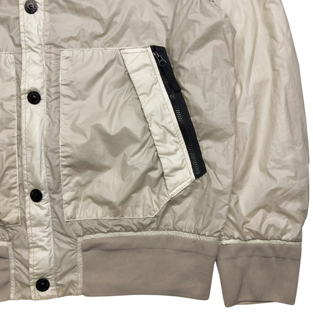 S/S 13 Stone Island Glass Hooded Bomber Jacket