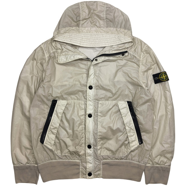 S/S 13 Stone Island Glass Hooded Bomber Jacket