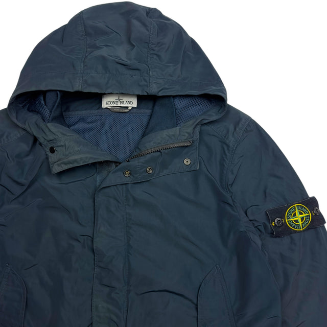 S/S 15 Stone Island Micro Reps Hooded Bomber - Navy