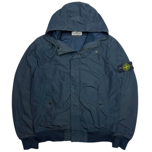 S/S 15 Stone Island Micro Reps Hooded Bomber - Navy