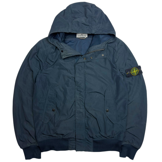 S/S 15 Stone Island Micro Reps Hooded Bomber - Navy
