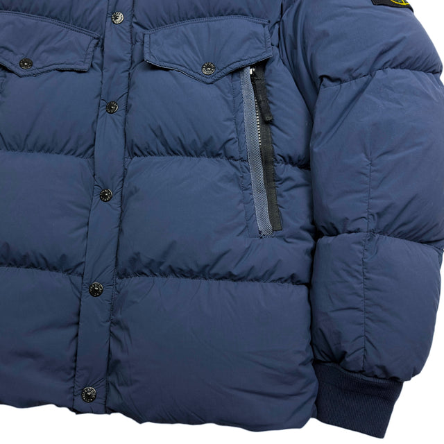 A/W 16 Stone Island Organic Feel Tela NY Down Fur Hood Puffer Jacket