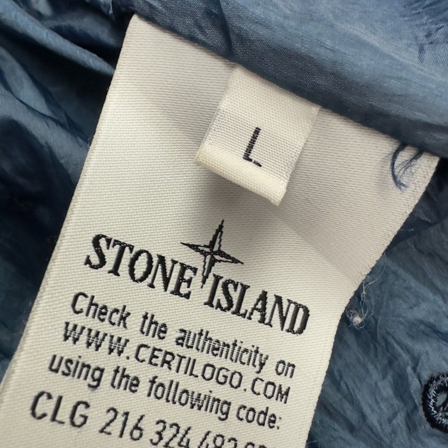 A/W 14 Stone Island Down_26 GR X SQM_N - Ultra Light Down Gilet - Blue