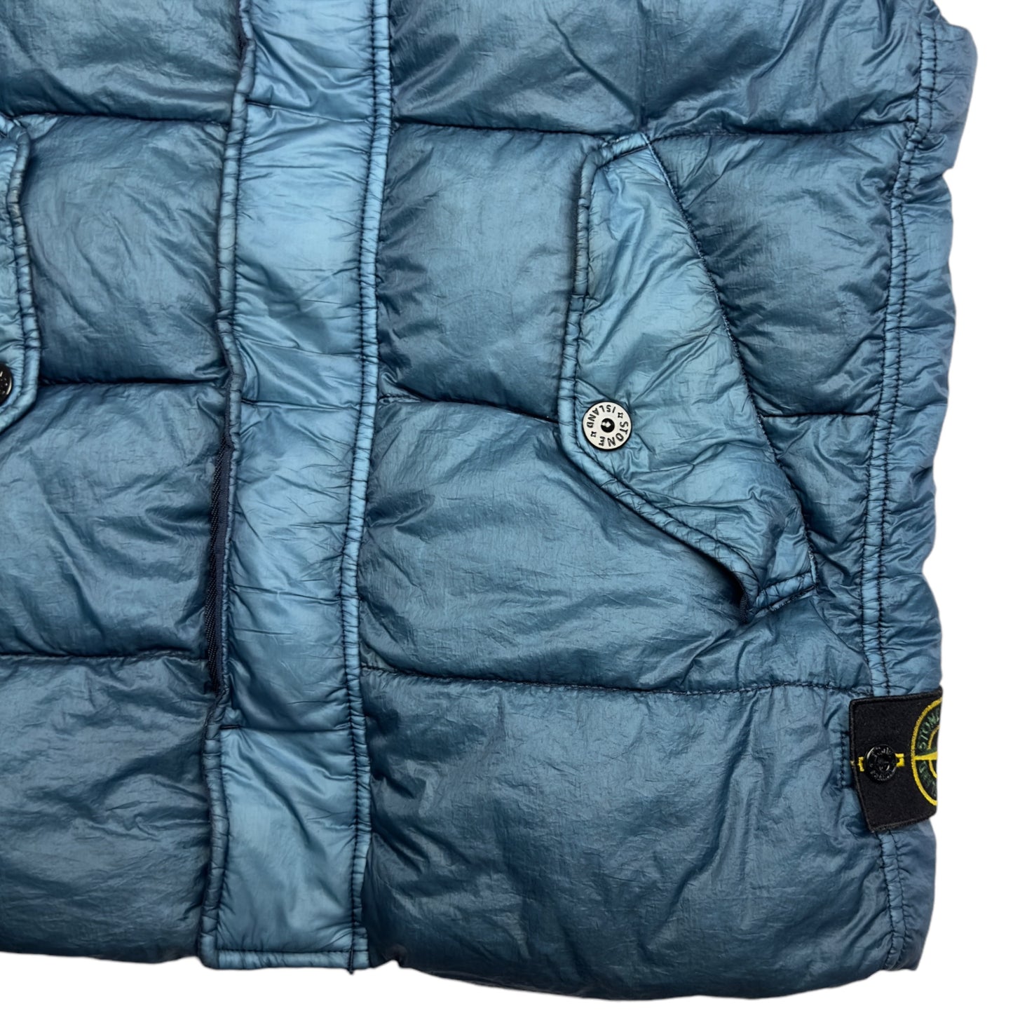 A/W 14 Stone Island Down_26 GR X SQM_N - Ultra Light Down Gilet - Blue