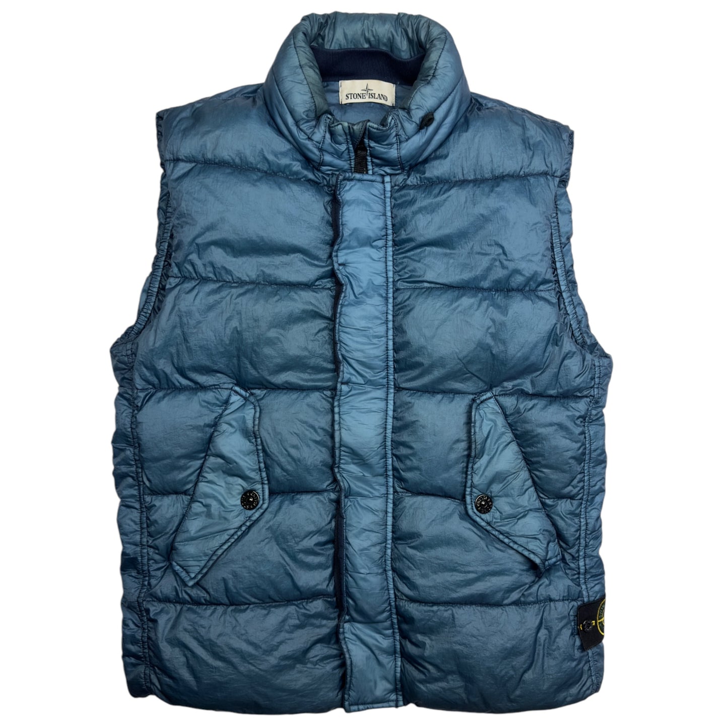 A/W 14 Stone Island Down_26 GR X SQM_N - Ultra Light Down Gilet - Blue
