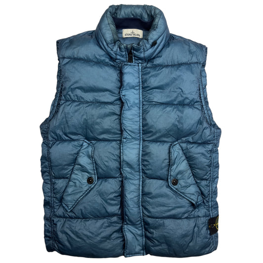 A/W 14 Stone Island Down_26 GR X SQM_N - Ultra Light Down Gilet - Blue