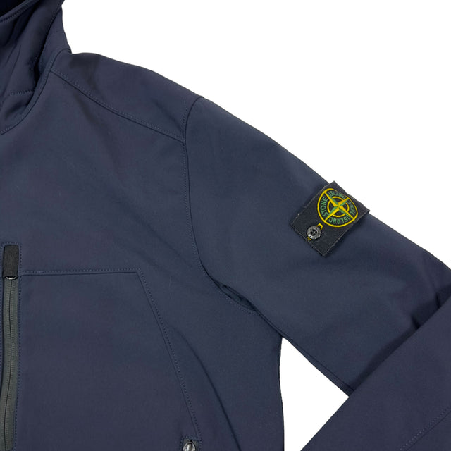 A/W 18 Stone Island Soft Shell R Jacket - Navy