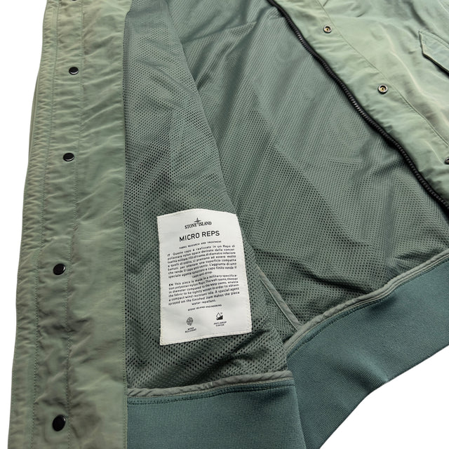 S/S 14 Stone Island Micro Reps Hooded Bomber Jacket