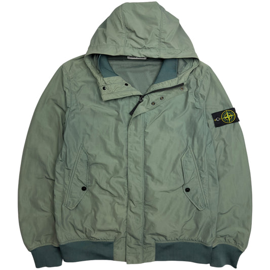 S/S 14 Stone Island Micro Reps Hooded Bomber Jacket