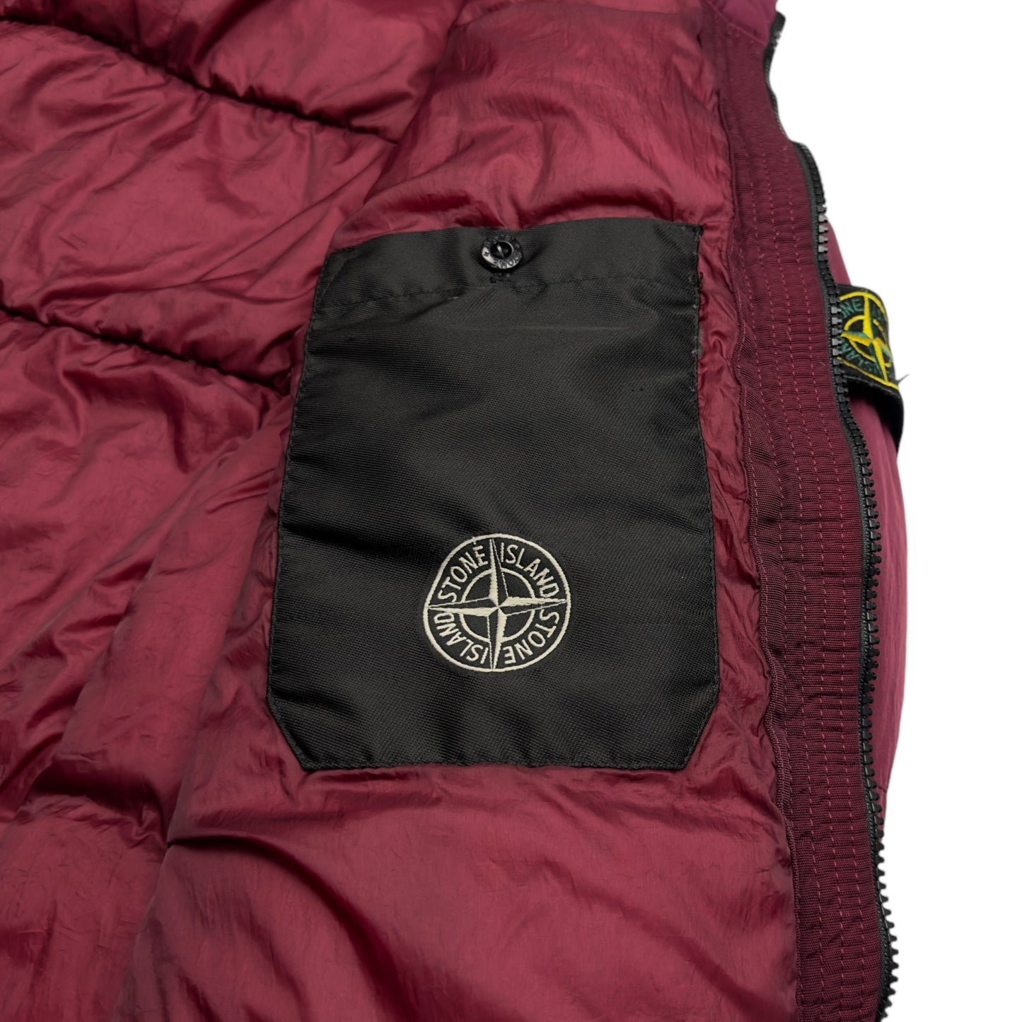 A/W 18 Stone Island Crinkle Reps NY Down Puffer Jacket - Burgundy