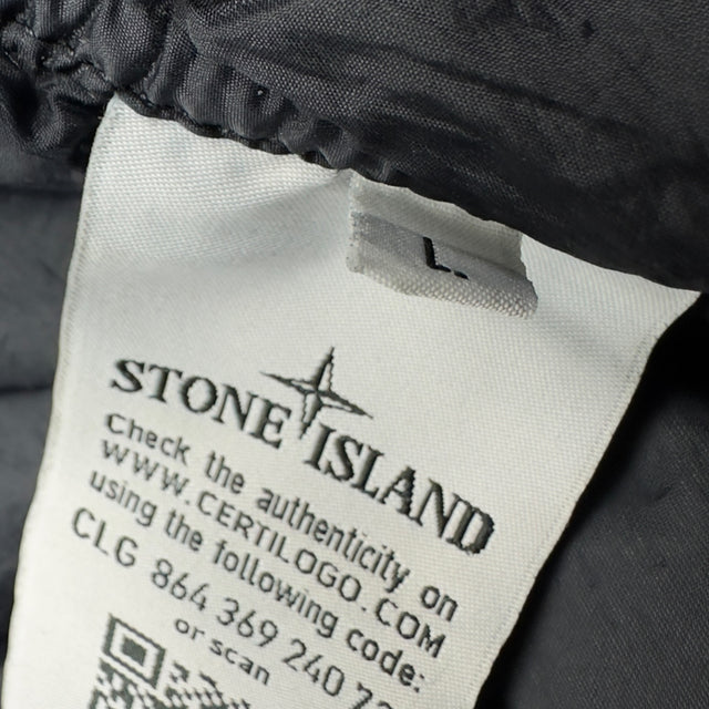 A/W 19 Stone Island Crinkle Reps NY Down Jacket - Navy