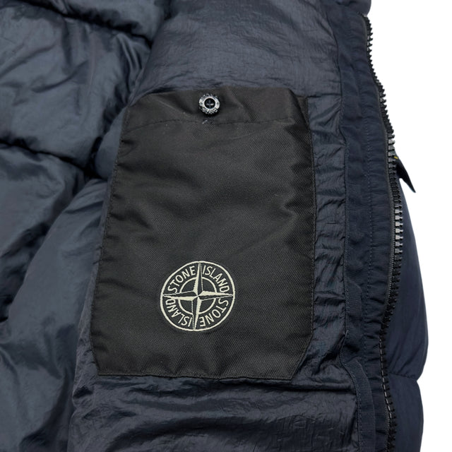 A/W 19 Stone Island Crinkle Reps NY Down Jacket - Navy