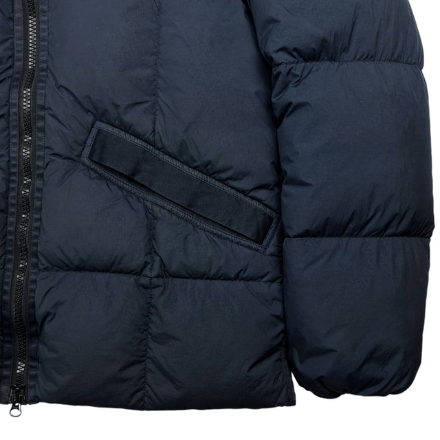 A/W 19 Stone Island Crinkle Reps NY Down Jacket - Navy