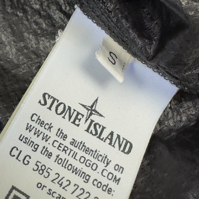 S/S 19 Stone Island Nylon Metal Ripstop Overshirt - Black