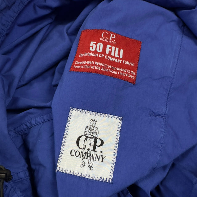 C.P. Company 50 Fili Nylon / Cotton Overshirt - Blue