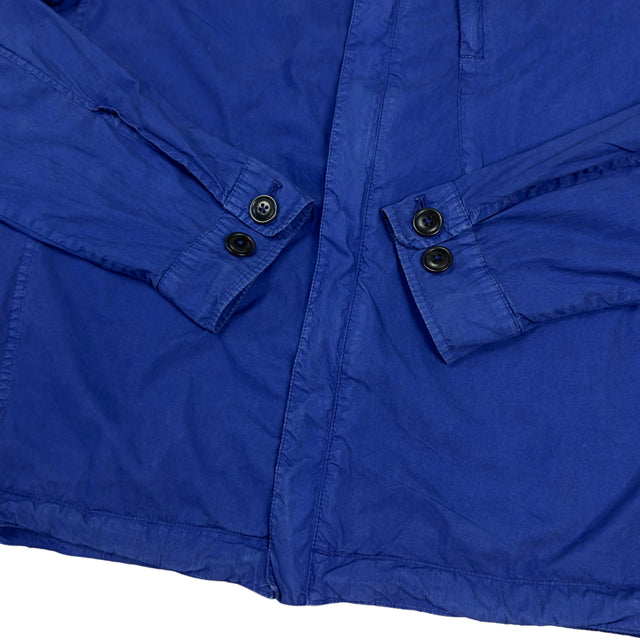 C.P. Company 50 Fili Nylon / Cotton Overshirt - Blue