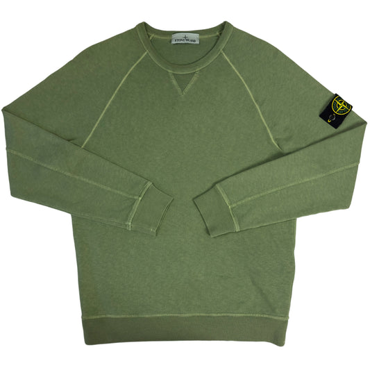 S/S 23 Stone Island Crewneck Sweater - Sage Green