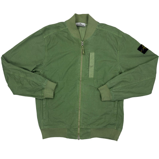 S/S 23 Stone Island Cupro Cotton Twill-TC Bomber