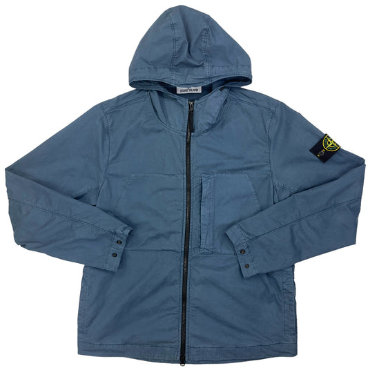 S/S 23 Stone Island Supima Cotton Twill Stretch-TC Hooded Jacket