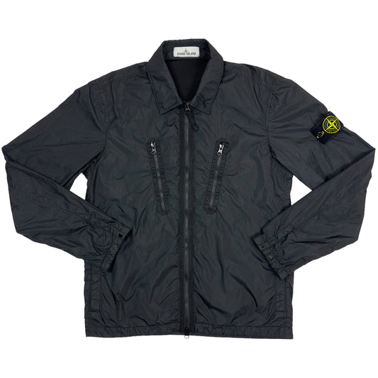 A/W 21 Stone Island Nylon Overshirt - Black