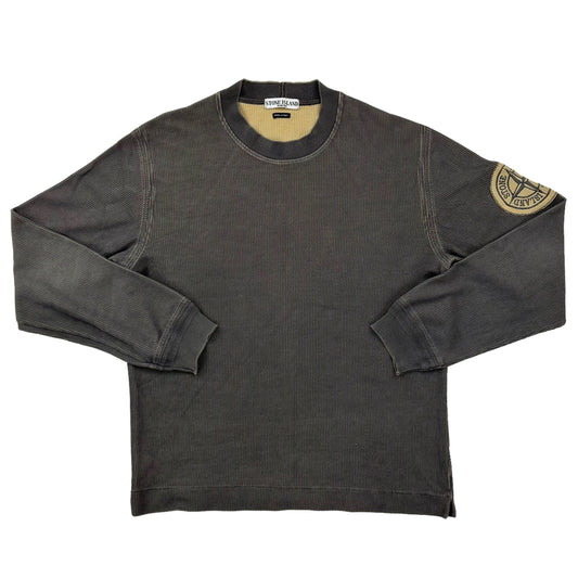 S/S 04 Stone Island Embroidered Crewneck Sweater