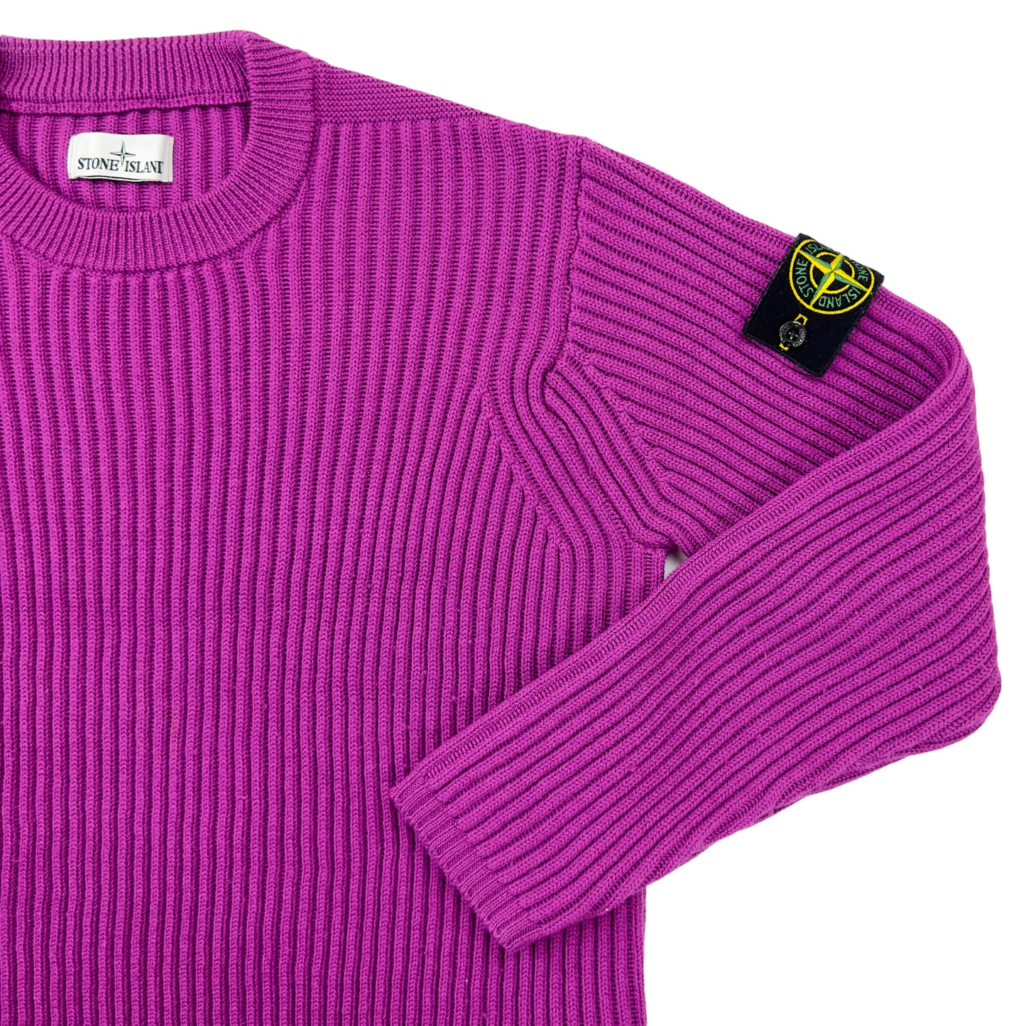 A/W 21 Stone Island Pure Wool Ribbed Knit Sweater