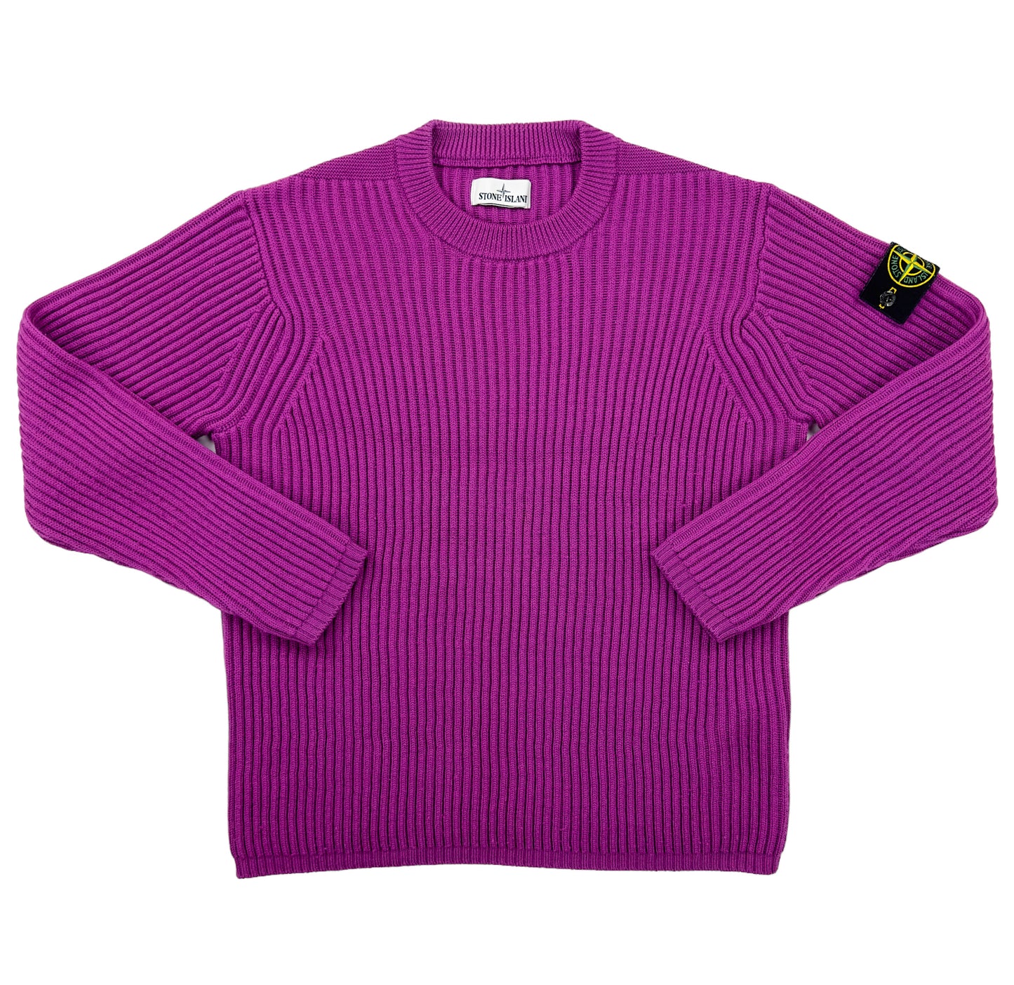 A/W 21 Stone Island Pure Wool Ribbed Knit Sweater