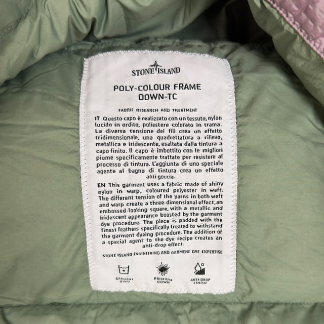 A/W 20 Stone Island Poly Colour Frame Down TC Smock
