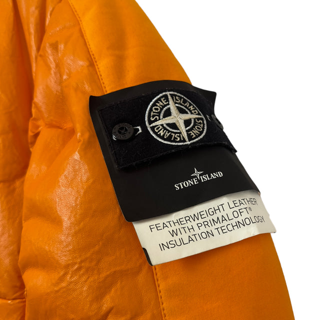 A/W 17 Stone Island Featherweight Leather With Primaloft Insulation Smock
