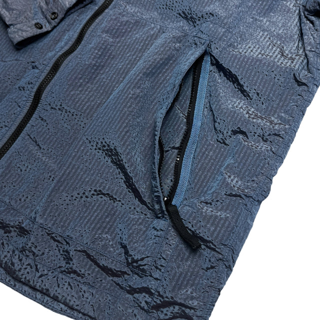 A/W 20 Stone Island Seersucker Nylon Overshirt - Blue