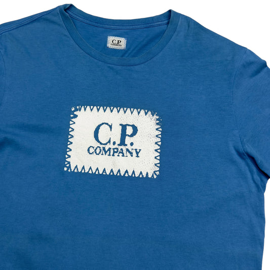 C.P. Company Big Stitch Logo T-Shirt - Blue