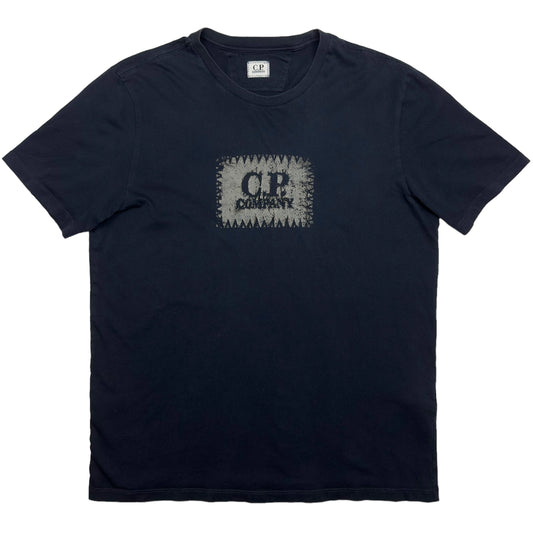 C.P. Company Big Stitch Logo T-Shirt - Navy