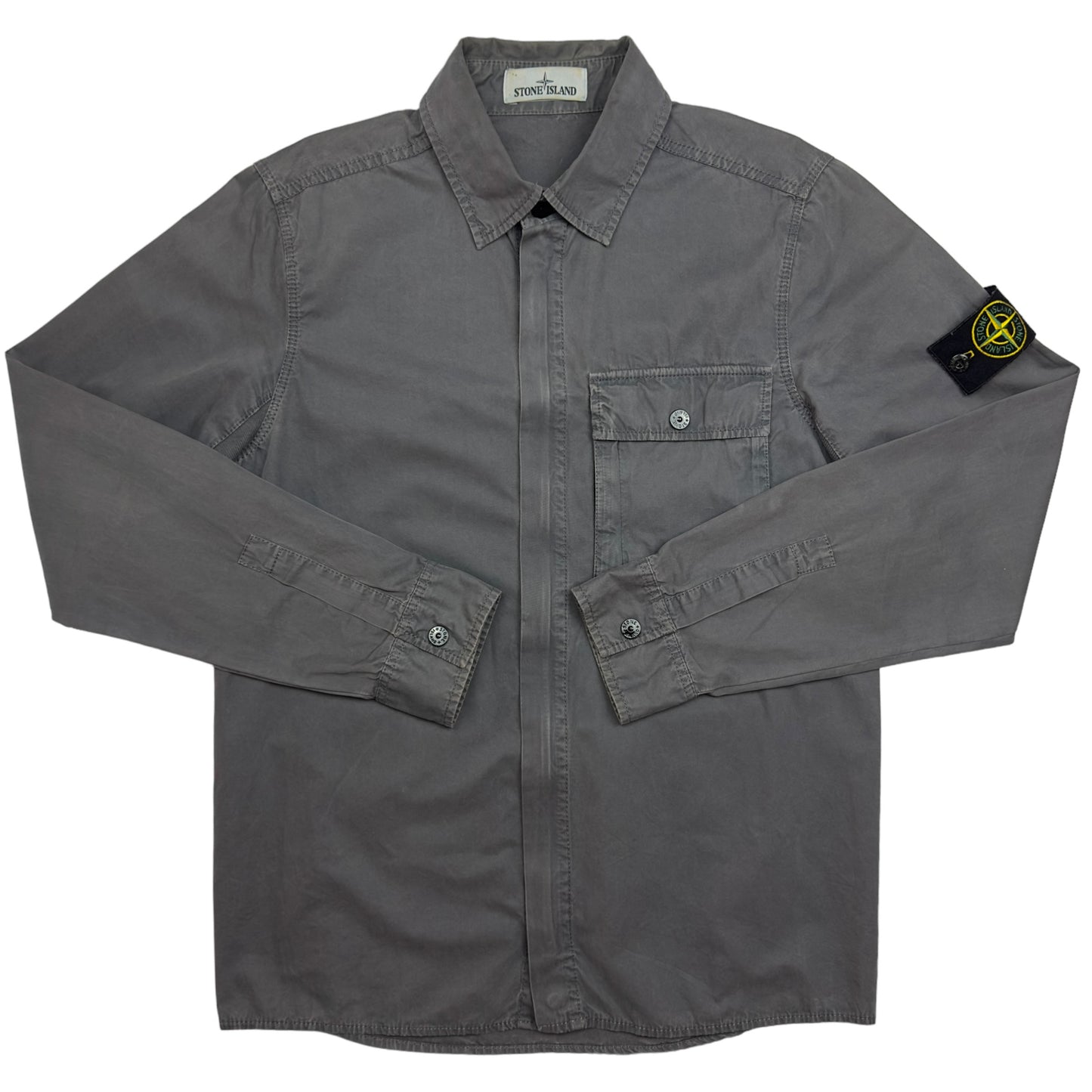 A/W 17 Stone Island Cotton Overshirt - Grey