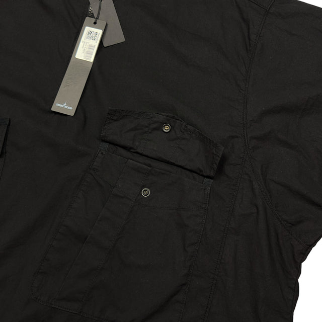 S/S 23 Stone Island Cotton Smock - Black