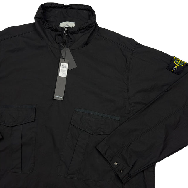 S/S 23 Stone Island Cotton Smock - Black