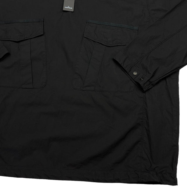 S/S 23 Stone Island Cotton Smock - Black