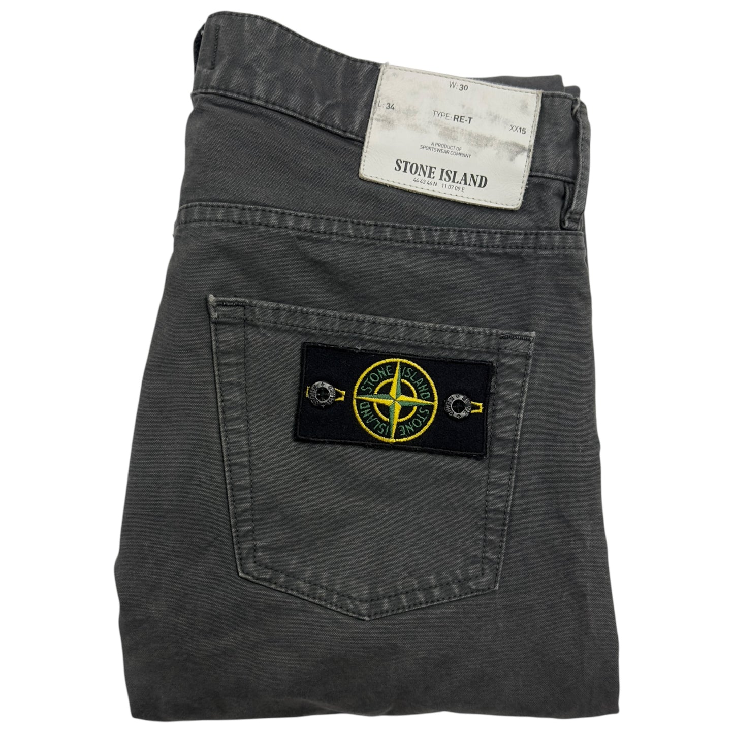 A/W 16 Stone Island RE-T Grey Jeans 30/34