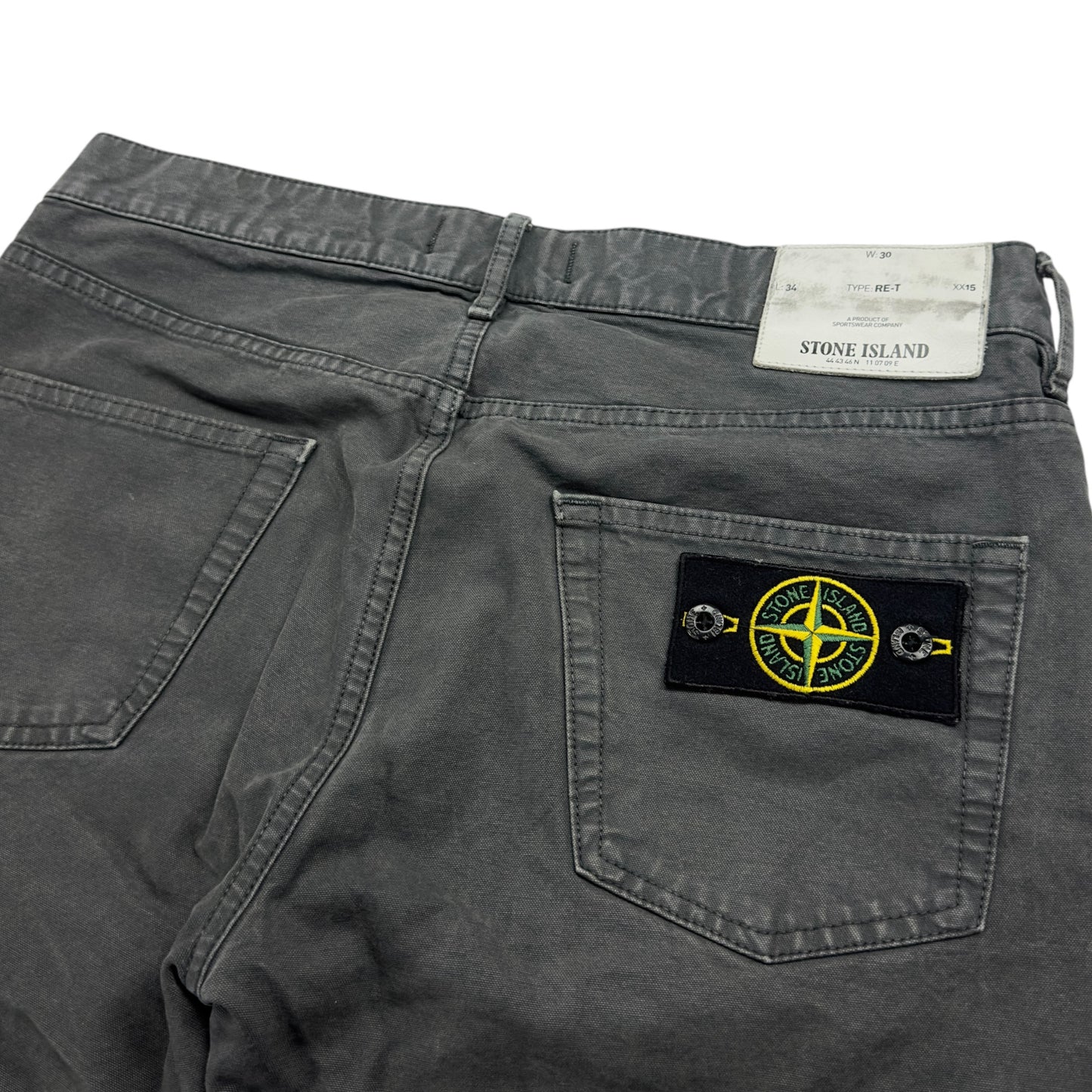 A/W 16 Stone Island RE-T Grey Jeans 30/34